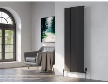 Calorifer decorativ LOJIMAX colecția NISH 1600x404 mm, Negru