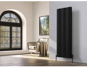 Calorifer decorativ LOJIMAX colecția AMAZONITE DOUBLE 1800x412 mm, Negru