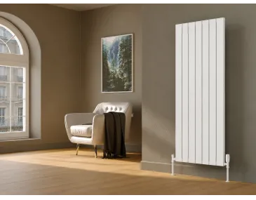 Radiator de designer LOJIMAX colecția FLAT 1400x394 mm, Alb