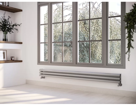 ALUMINUM HORIZONTAL RADIATOR ALBITE HRZ inaltimea 800 mm. latimea 270 mm. negru mat