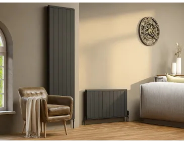Calorifer decorativ LOJIMAX colecția LOVA LINE 1400x400 mm, Antracit