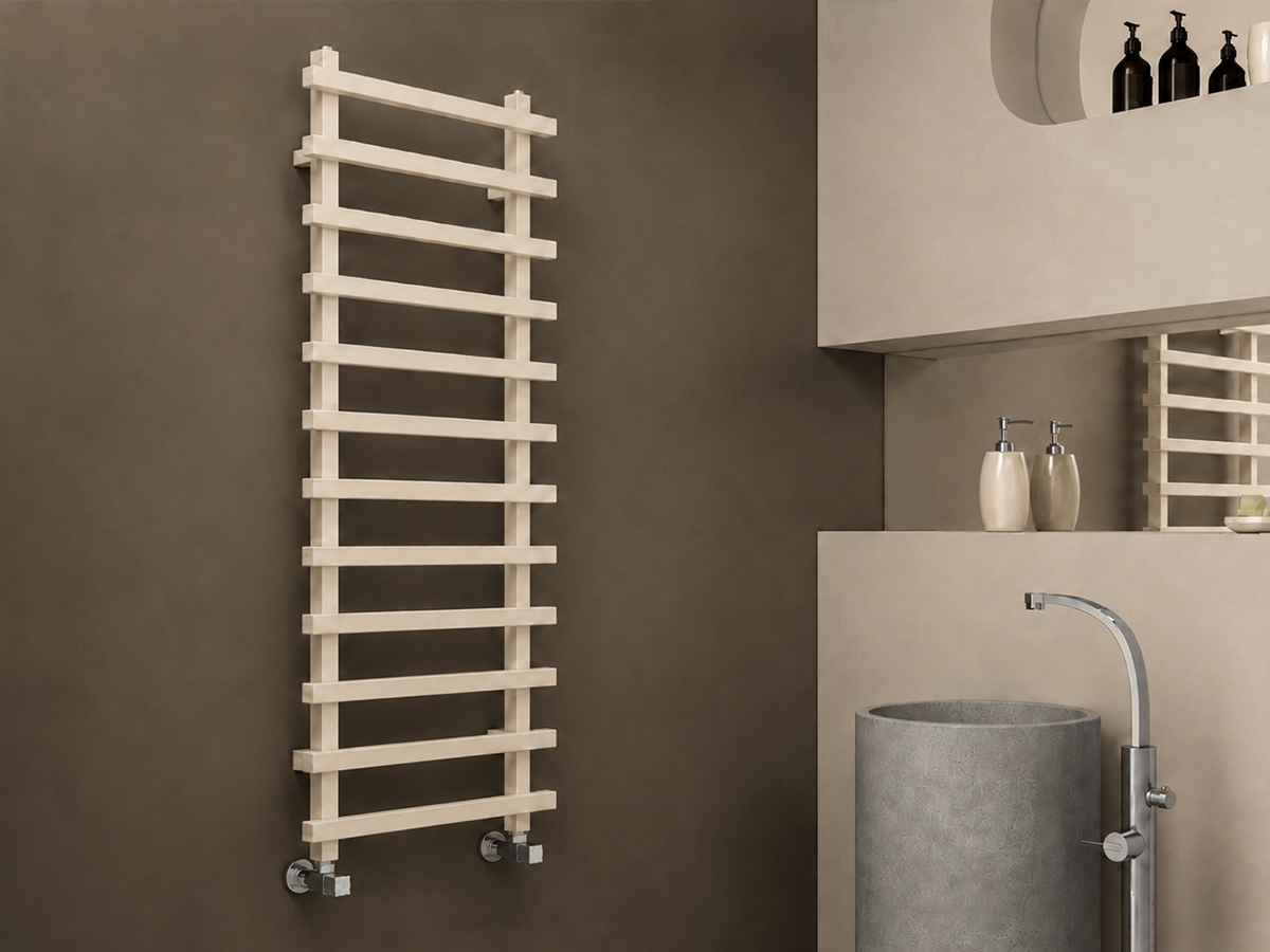 Uscător de prosoape de design CARISA, colecția BARON L, 800x500 mm, LEMON