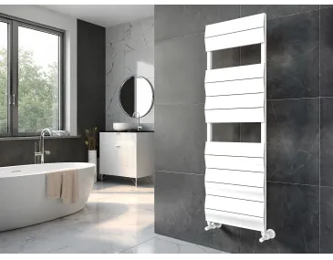 Uscător de prosoape de design LOJIMAX colecția LIA 1000x600 mm, Alb