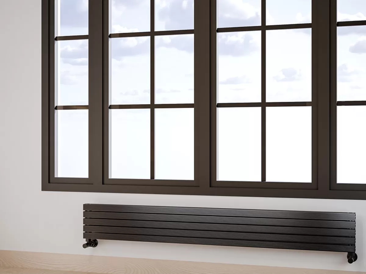 ALUMINUM HORIZONTAL RADIATOR ELMAS PLUS HRZ inaltimea 800 mm. latimea 249 mm. alb mat