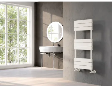 Uscător de prosoape de design LOJIMAX colecția CALVIN 1000x600 mm, Alb