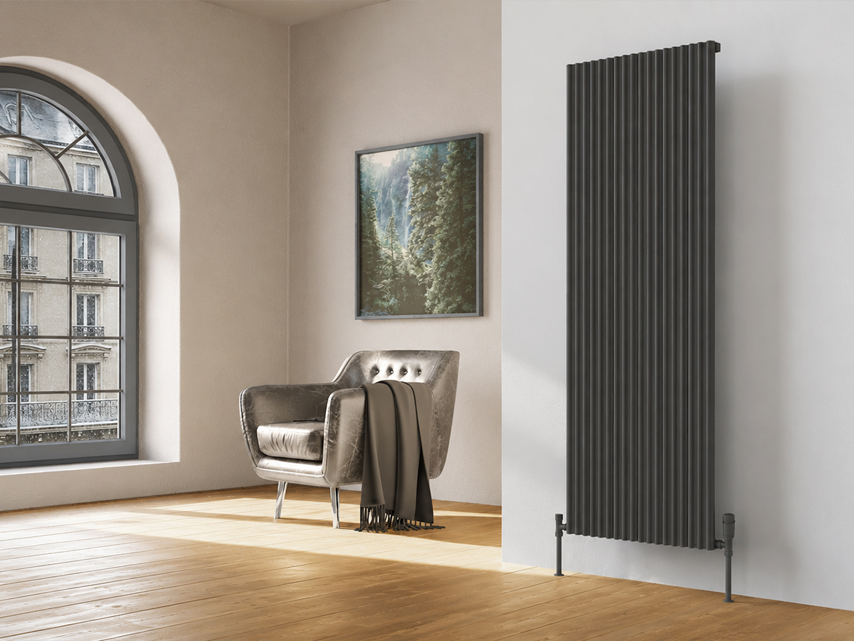 Calorifer decorativ LOJIMAX colecția FIONA 1800x499 mm, Antracit