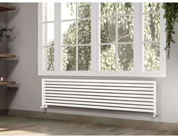 ALUMINUM HORIZONTAL RADIATOR TRIO HRZ inaltimea 1000 mm. latimea 525 mm. negru mat