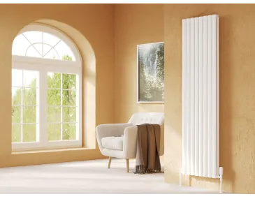 Calorifer decorativ LOJIMAX colecția BELLA DOUBLE 2000x522 mm, Alb
