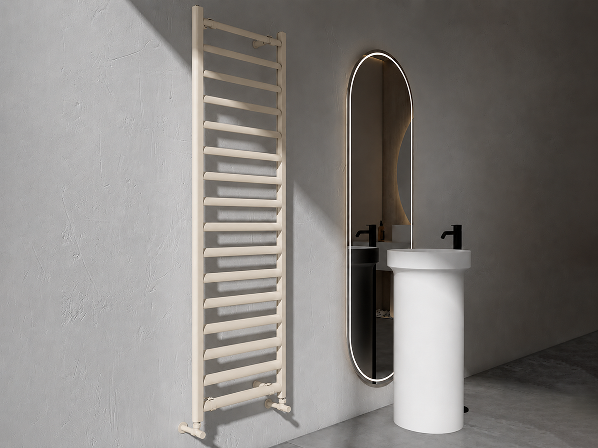 Uscător de prosoape de design CARISA, colecția LARA L, 1200x485 mm, LEMON