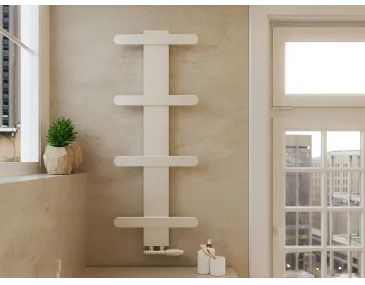 Uscător de prosoape de design LOJIMAX colecția BALLOSS STYLE 1540x500 mm, Alb