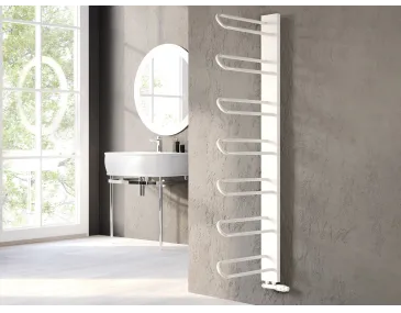 Uscător de prosoape de design LOJIMAX colecția PRUSIAS 1000x400 mm, Alb