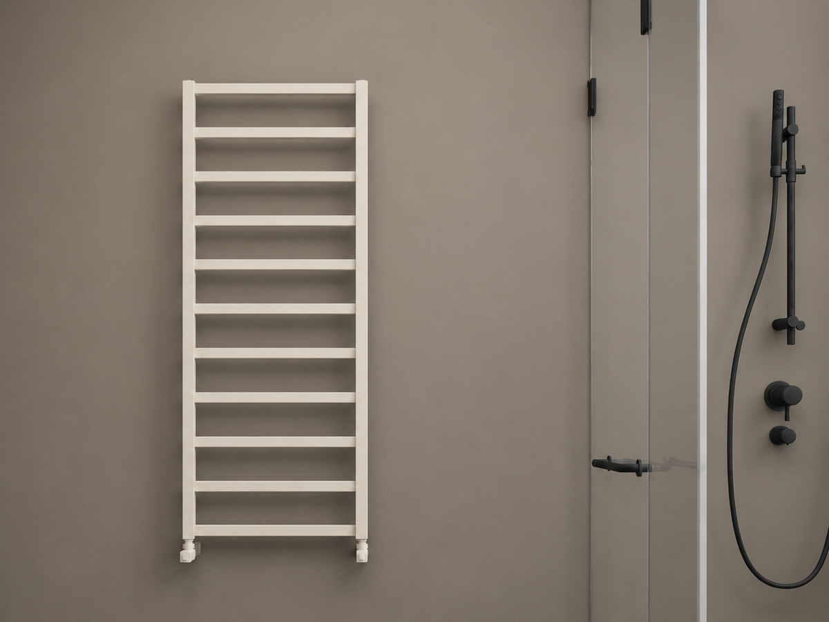 Uscător de prosoape de design CARISA, colecția BURTON, 1240x480 mm, LEMON