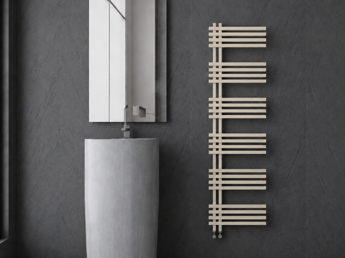 Uscător de prosoape de design CARISA, colecția TERRA, 852x500 mm, LEMON