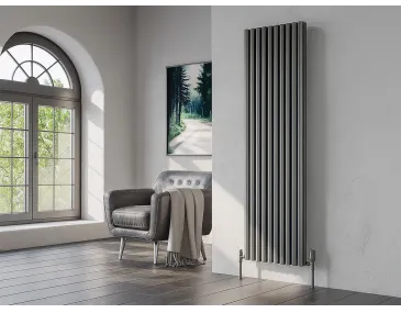 Calorifer decorativ LOJIMAX colecția BELLA DOUBLE 1600x522 mm, Antracit