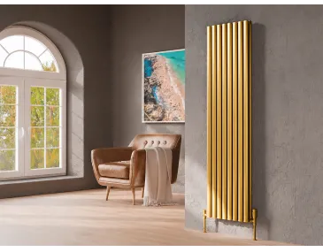 Calorifer decorativ LOJIMAX colecția BELLA DOUBLE 1800x404 mm, Auriu