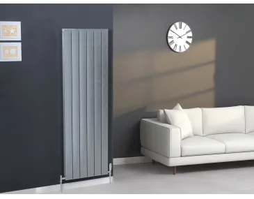 Calorifer decorativ  LOJIMAX colecția KALSEDON DOUBLE 1800x375 mm, INOX SATIN