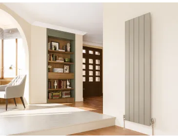 Radiator de designer LOJIMAX colecția KALSEDON 1800x470 mm, INOX SATIN