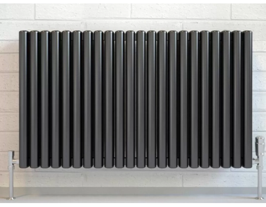 Calorifer decorativ LOJIMAX, colectie RETRO PLUS 800 mm. 1282 mm. negru mat