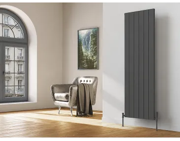 Calorifer decorativ LOJIMAX colecția FLAT 1600x394 mm, Antracit