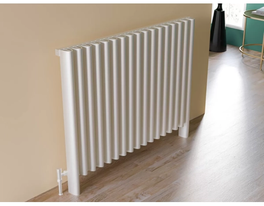 FLOOR STANDING ALUMINUM RADIATOR ALBITE LUX inaltimea 400 mm. latimea 325 mm. negru mat