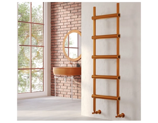 Uscător de prosoape decorativ LOJIMAX, colecția TIANNA LINE Lățime 600 mm. Înălțime 1000 mm. alb mat
