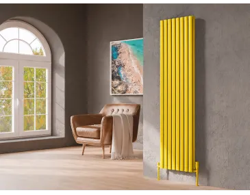 Calorifer decorativ LOJIMAX colecția BELLA DOUBLE 2000x404 mm, Galben