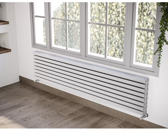 ALUMINUM HORIZONTAL RADIATOR OPAL PLUS HRZ inaltimea 800 mm. latimea 294 mm. negru mat