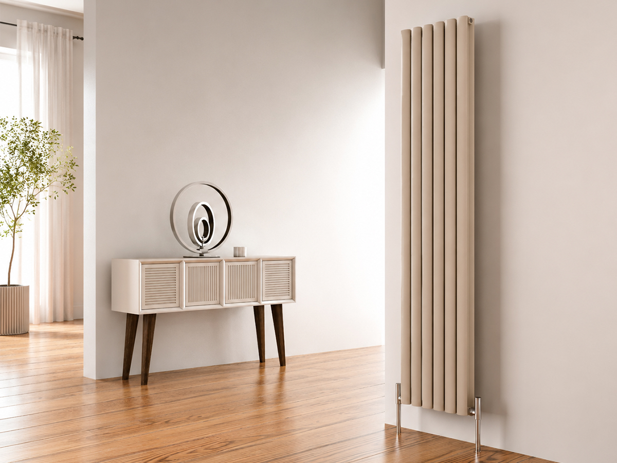 Radiator de design CARISA, colecția TALLIS DOUBLE, 1800x470 mm, KIWI