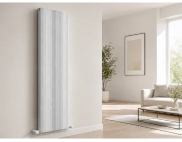 Calorifer decorativ CARISA, colecția MONZA DOUBLE, 1800x470 mm, ALB
