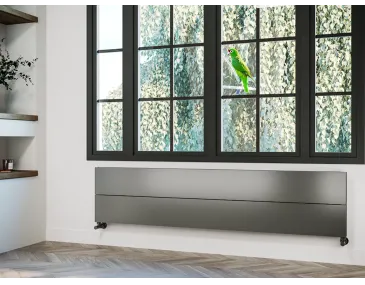 ALUMINUM HORIZONTAL RADIATOR WEI DOUBLE HRZ inaltimea 800 mm. latimea 404 mm. negru mat