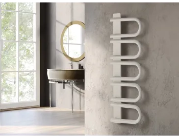 Uscător de prosoape de design LOJIMAX colecția PANA 1445x520 mm, Lemon