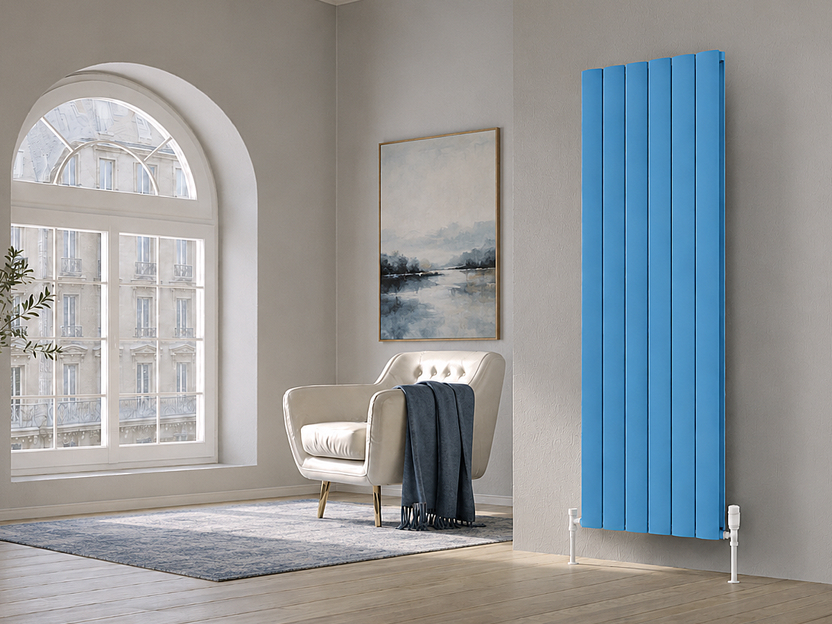 Calorifer decorativ LOJIMAX colecția OTIS DOUBLE 1800x308 mm, RAL 5012