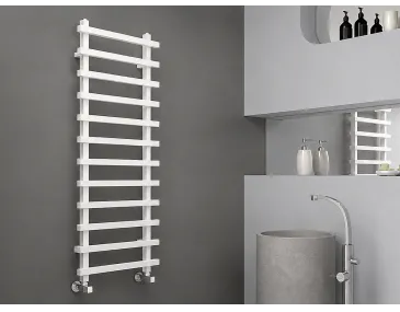 Uscător de prosoape de design CARISA, colecția BARON L, 800x500 mm, ALB