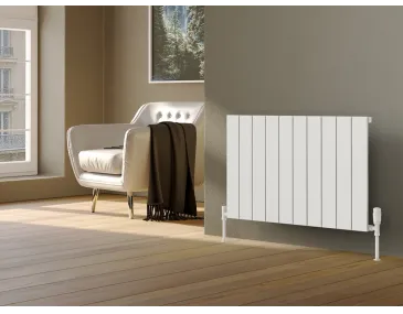 Calorifer decorativ LOJIMAX colecția KALSEDON 500x1040 mm, Alb