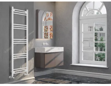 Uscător de prosoape de design LOJIMAX colecția LODOS 1480x500 mm, Alb