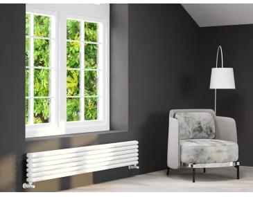 ALUMINUM HORIZONTAL RADIATOR CAST PLUS HRZ inaltimea 800 mm. latimea 270 mm. negru mat
