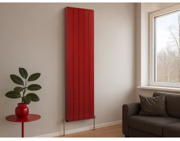 Дизайнерский радиатор LOJIMAX коллекция LOVA LINE 1800x400 мм, RAL8012