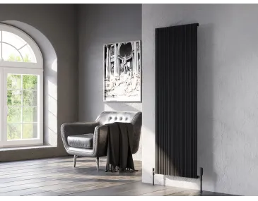 Calorifer decorativ LOJIMAX colecția BAMBOO 1800x359 mm, Negru