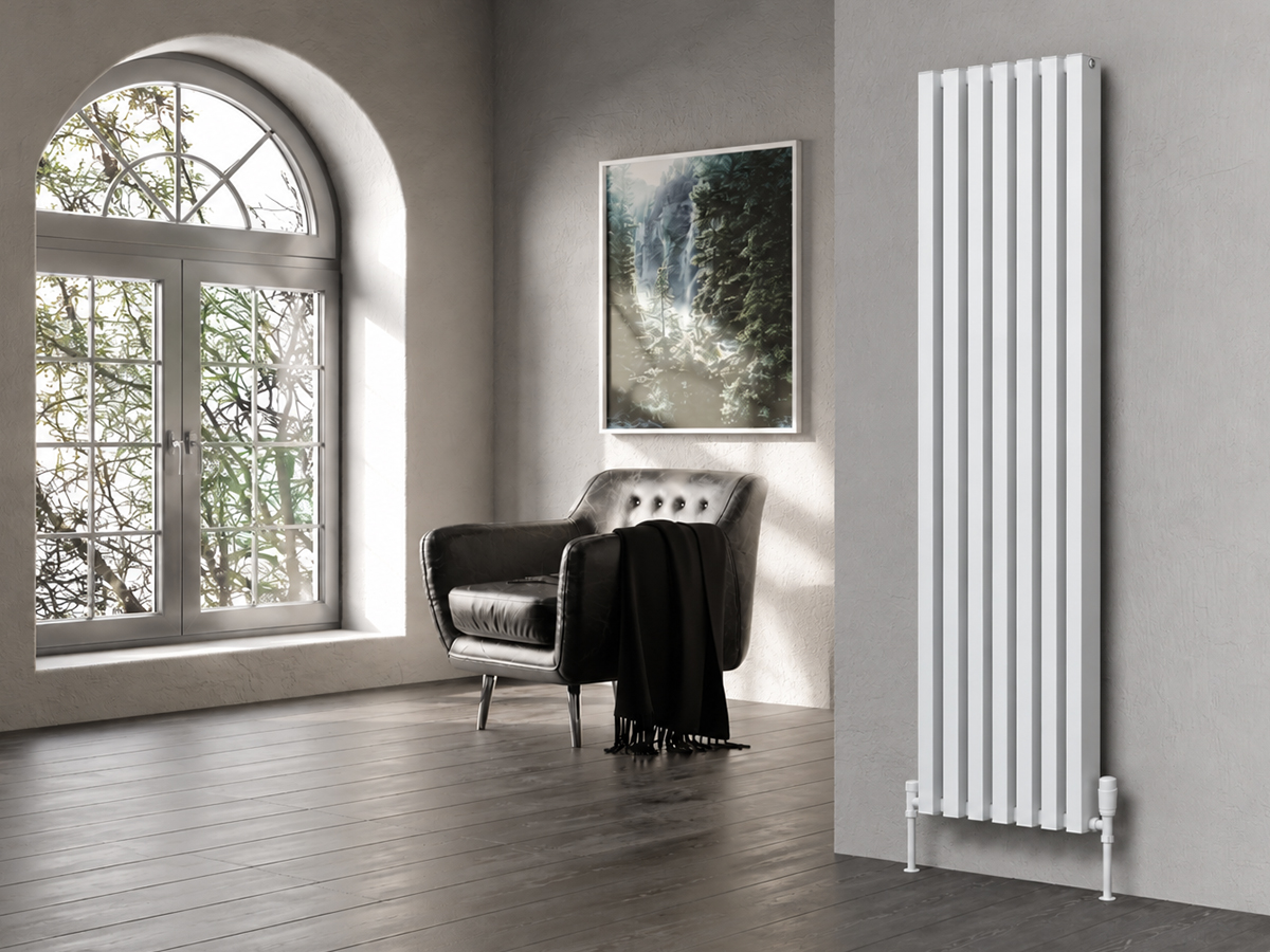 Calorifer decorativ LOJIMAX colecția AMETIST 1600x449 mm, Alb