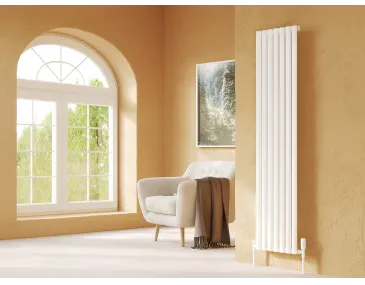Radiator de design LOJIMAX colecția BELLA 1400x404 mm, Alb