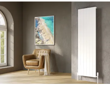 Radiator de designer LOJIMAX colecția KALSEDON 1600x470 mm, Alb