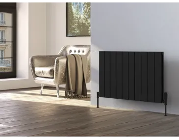 Calorifer decorativ  LOJIMAX colecția KALSEDON DOUBLE 500x1515 mm, Negru