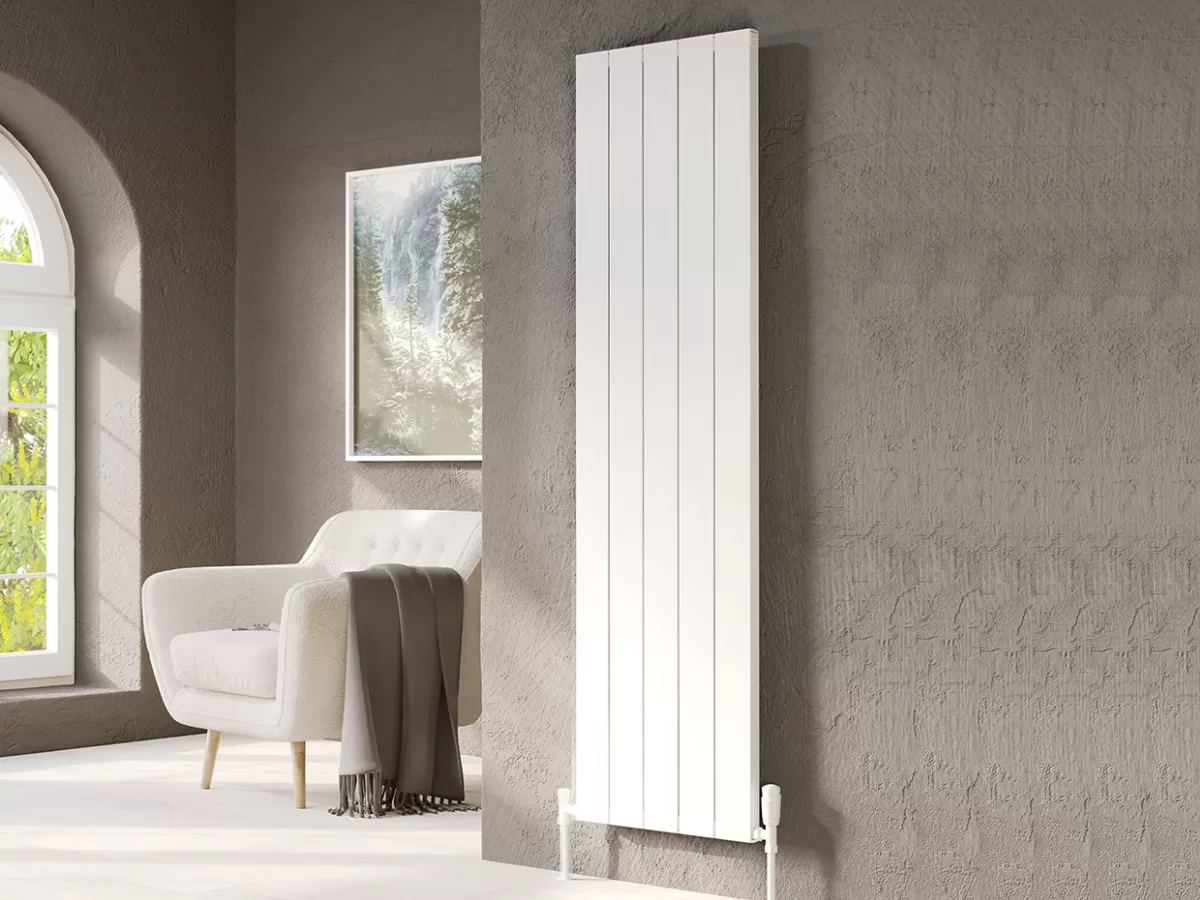 Calorifer decorativ LOJIMAX, colectie FLAT 300 mm. 294 mm. negru mat