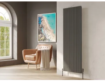 Calorifer decorativ LOJIMAX colecția BAMBOO DOUBLE 1600x359 mm, Antracit
