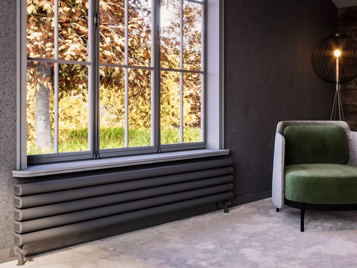 ALUMINUM HORIZONTAL RADIATOR VOLE HRZ высота 800 мм. ширина 188 мм. белый мат
