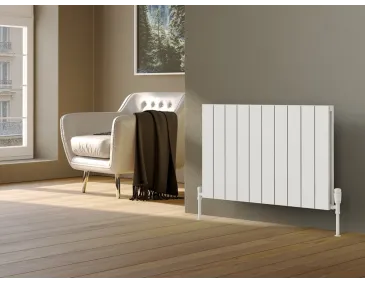 Calorifer decorativ LOJIMAX colecția KALSEDON DOUBLE 500x755 mm, Alb