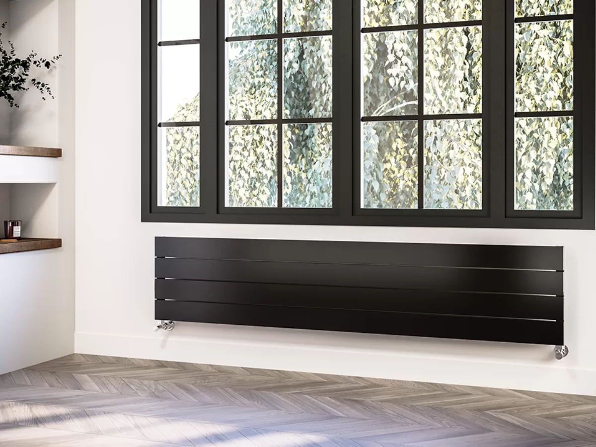 ALUMINUM HORIZONTAL RADIATOR KALSEDON HRZ inaltimea 800 mm. latimea 280 mm. alb mat