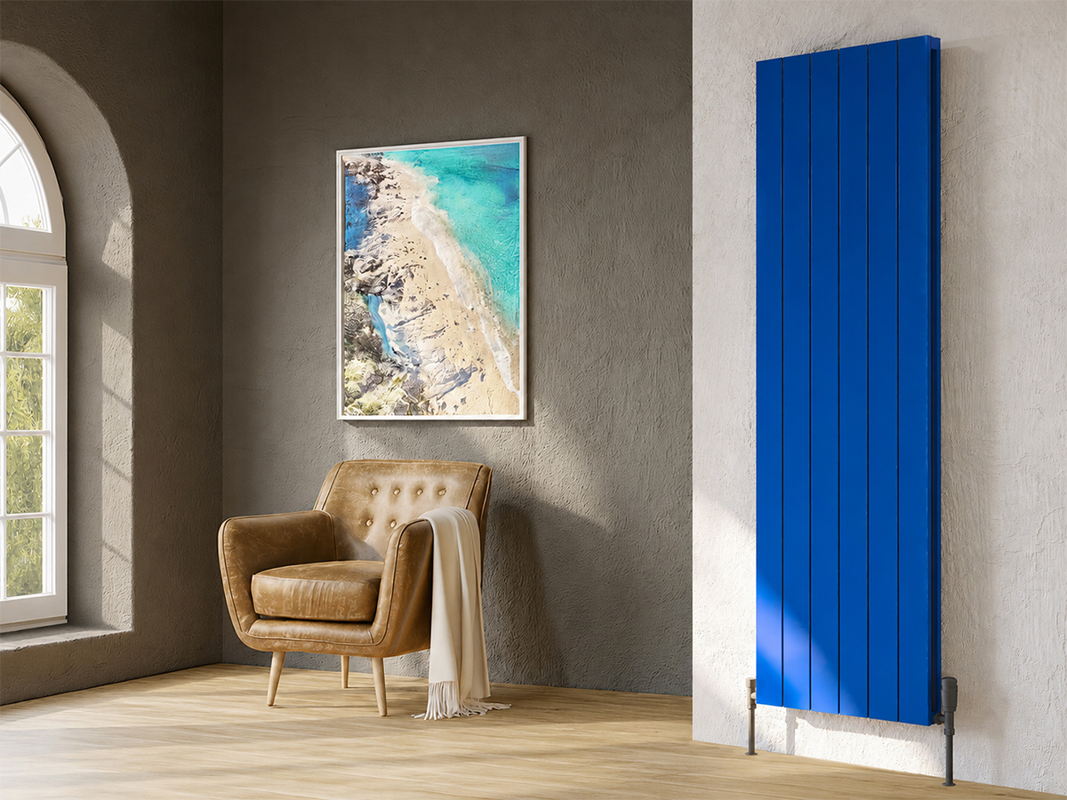 Calorifer decorativ  LOJIMAX colecția KALSEDON DOUBLE 1800x470 mm, RAL 5005