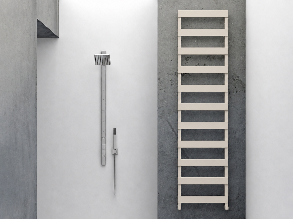 Uscător de prosoape de design CARISA, colecția NINOVA BATH, 1180x500 mm, LEMON