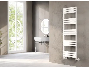 Uscător de prosoape de design LOJIMAX colecția TALIA 1550x500 mm, Alb